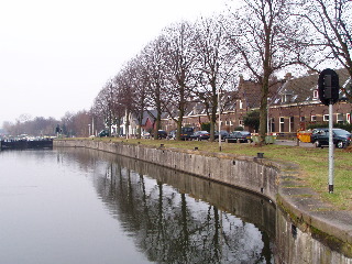 Canal in front of dream  house in Utrecht