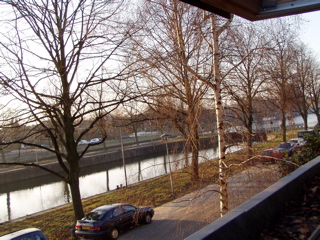 View of canal from SW facing room
