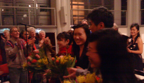 Chinese composers after Nieuwe Ensemble concert