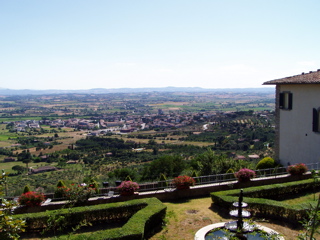 from Hotel Oasi in Cortona, Italy