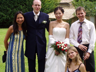 the newly weds and the musicians, 2 Sept 2006