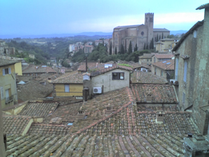 A room with a view in Siena